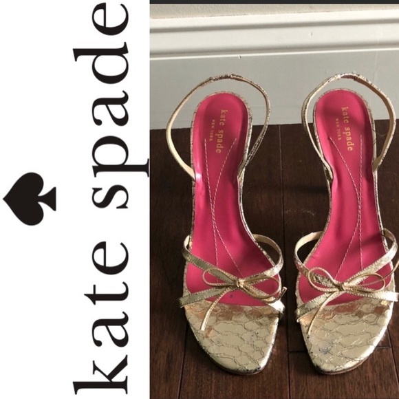 kate spade Shoes - Kate Spade Lyla Shoes in Gold  Size 9